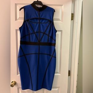Misses midi dressy dress with back zipper closure